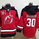 New Jersey Devils 30 Martin Brodeur Hoodies