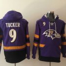 Baltimore Ravens 9 Justin Tucker Hoodies