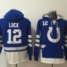 Indianapolis Colts 12 Andrew Luck Hoodies
