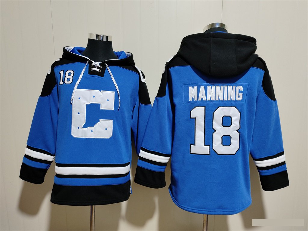 Indianapolis Colts 18 Peyton Manning Hoodies