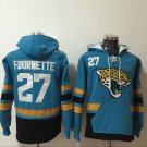 Jacksonville Jaguars 27 Leonard Fournette Hoodies