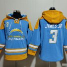 Los Angeles Chargers 3 Derwin James Jr Hoodies