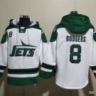 New York Jets 8 Aaron Rodgers Hoodies-3