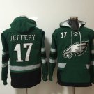 Philadelphia Eagles 17 Alshon Jeffery Hoodies