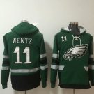 Philadelphia Eagles 11 Carson Wentz Hoodies