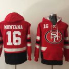 San Francisco 49ers 16 Joe Montana Hoodies-2