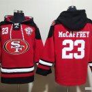 San Francisco 49ers 23 Christian McCaffrey Hoodies-2