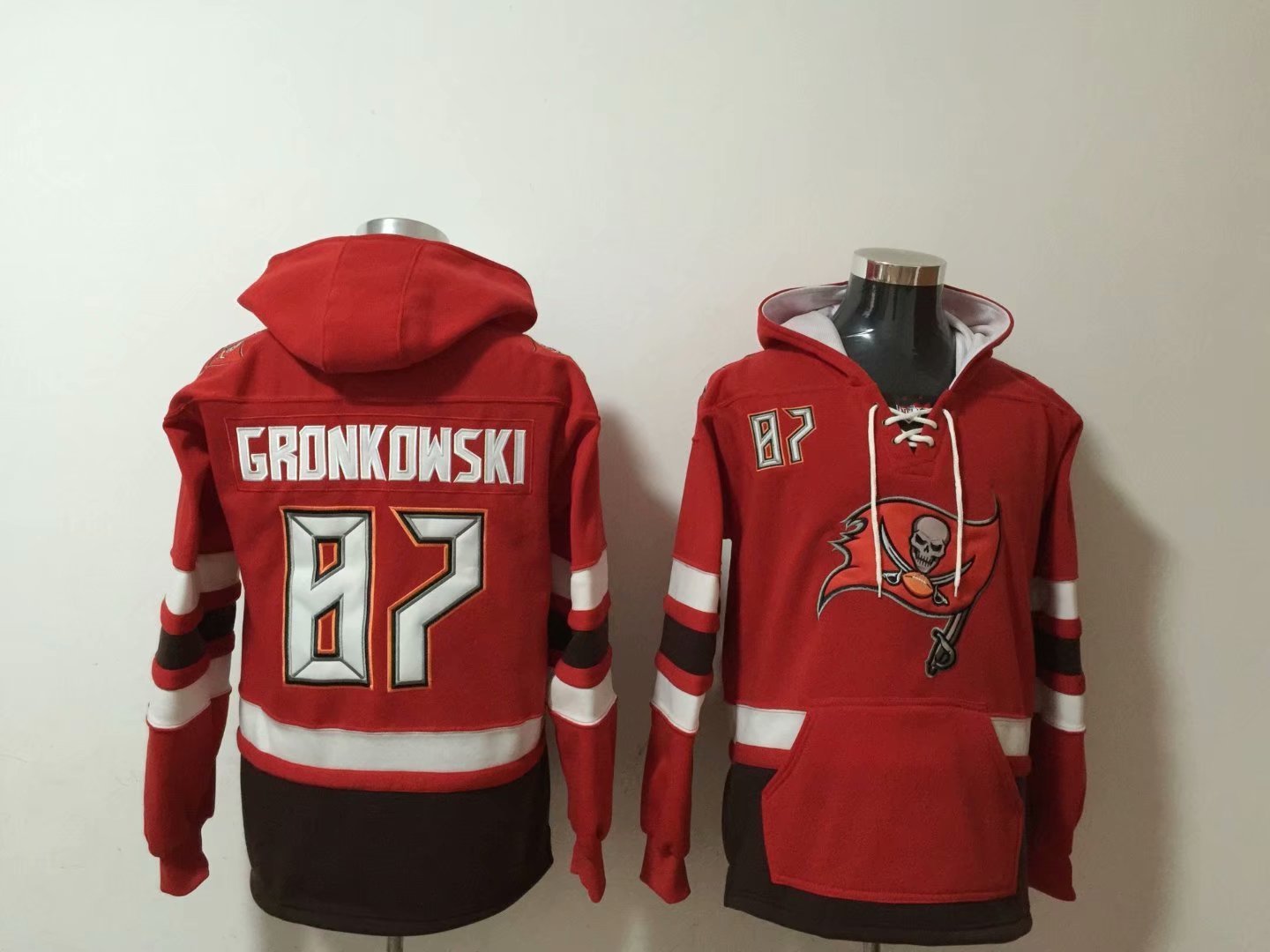 Tampa Bay Buccaneers 87 Rob Gronkowski Hoodies