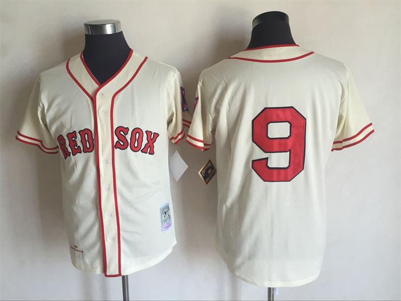 Boston Red Sox 9 Ted Williams Baseball Jerseys-6