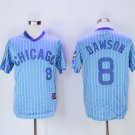 Chicago Cubs 8 Andre Dawson Baseball Jerseys-4