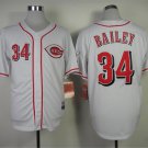 Cincinnati Reds 34 Homer Bailey Baseball Jerseys