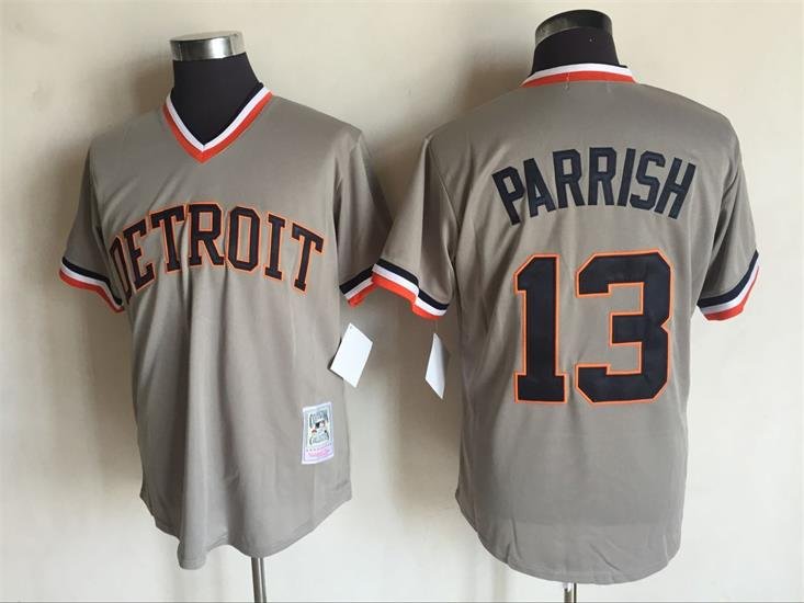 Detroit Tigers 13 Lance Parrish Baseball Jerseys