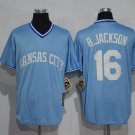 Kansas City Royals 16 Bo Jackson Baseball Jerseys-11
