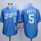 Kansas City Royals 5 George Brett Baseball Jerseys-4