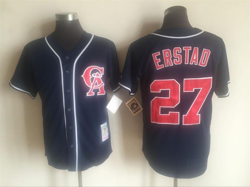Los Angeles Angels 27 Darin Erstad Baseball Jerseys