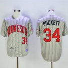 Minnesota Twins 34 Kirby Puckett Baseball Jerseys-7