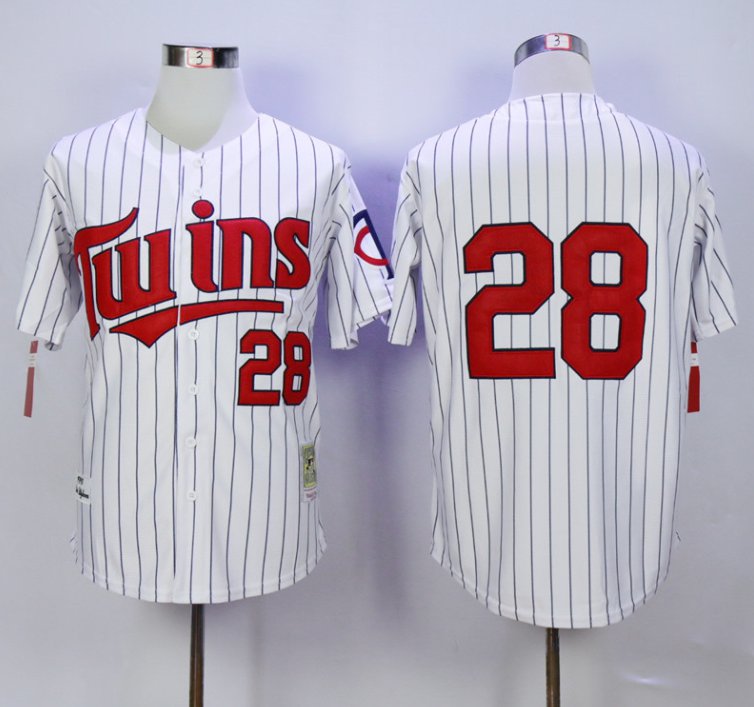 Minnesota Twins 28 Bert Blyleven Baseball Jerseys-5
