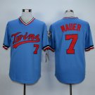Minnesota Twins 7 Joe Mauer Baseball Jerseys-5