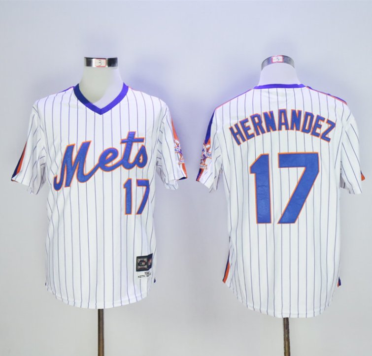 New York Mets 17 Keith Hernandez Baseball Jerseys-10