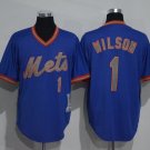 New York Mets 1 Mookie Wilson Baseball Jerseys-3