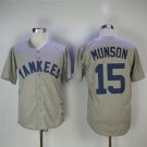 New York Yankees 15 Thurman Munson Baseball Jerseys-2