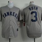 New York Yankees 3 Babe Ruth Baseball Jerseys-3