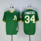 Oakland Athletics 34 Rollie Fingers Baseball Jerseys-2