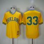 Oakland Athletics 33 Jose Canseco Baseball Jerseys-4