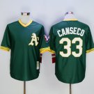 Oakland Athletics 33 Jose Canseco Baseball Jerseys-3