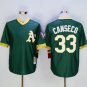 Oakland Athletics 33 Jose Canseco Baseball Jerseys-3