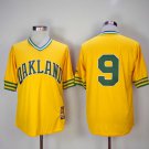 Oakland Athletics 9 Reggie Jackson Baseball Jerseys-3