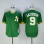 Oakland Athletics 9 Reggie Jackson Baseball Jerseys-1