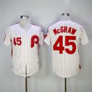 Philadelphia Phillies 45 Tug McGraw Baseball Jerseys-2