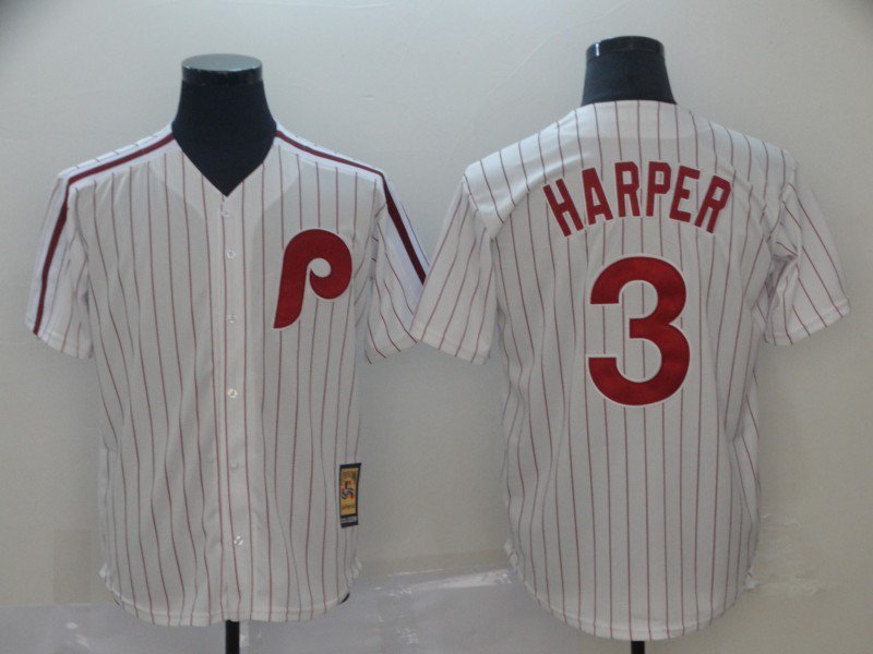 Philadelphia Phillies 3 Bryce Harper Baseball Jerseys-12