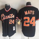 San Francisco Giants 24 Willie Mays Baseball Jerseys-5