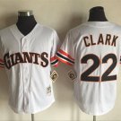 San Francisco Giants 22 Will Clark Baseball Jerseys-7