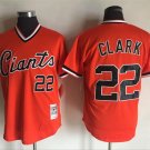 San Francisco Giants 22 Will Clark Baseball Jerseys-5