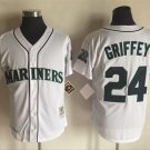 Seattle Mariners 24 Ken Griffey Baseball Jerseys-13