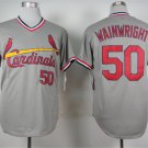 St. Louis Cardinals 50 Adam Wainwright Baseball Jerseys-7