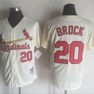 St. Louis Cardinals 20 Lou Brock Baseball Jerseys-3