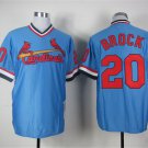 St. Louis Cardinals 20 Lou Brock Baseball Jerseys-2