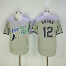 Tampa Bay Rays 12 Wade Boggs Baseball Jerseys-2