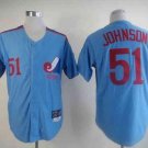 Montreal Expos 51 Randy Johnson Baseball Jerseys-3