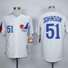 Montreal Expos 51 Randy Johnson Baseball Jerseys-2