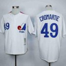 Montreal Expos 49 Warren Cromartie Baseball Jerseys-2