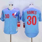 Montreal Expos 30 Tim Raines Baseball Jerseys-4