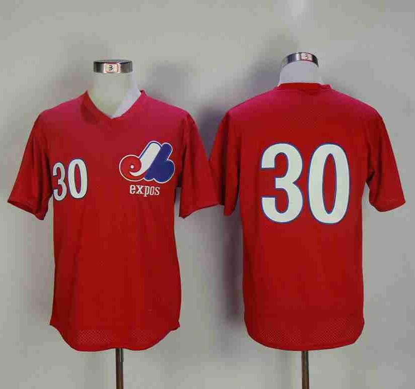 Montreal Expos 30 Tim Raines Baseball Jerseys-3