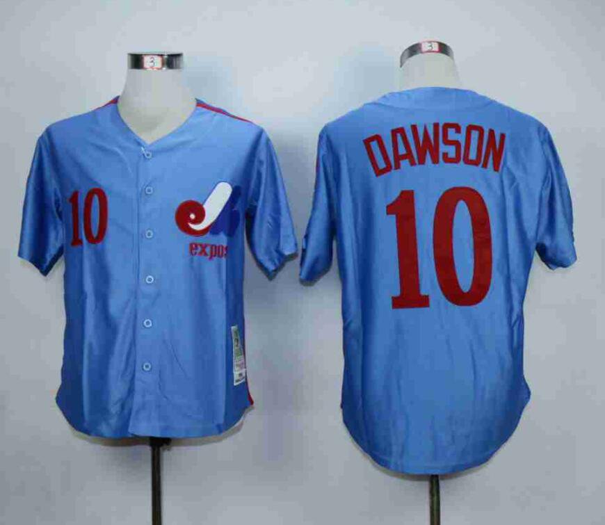 Montreal Expos 10 Andre Dawson Baseball Jerseys-4