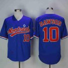 Montreal Expos 10 Andre Dawson Baseball Jerseys-3