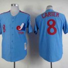 Montreal Expos 8 Gary Carter Baseball Jerseys-4